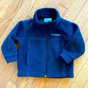 Columbia black toddler fleece